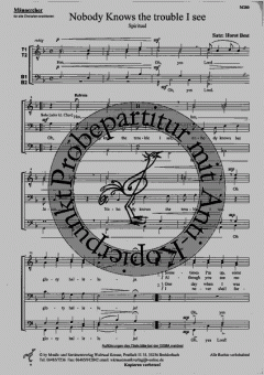 Nobody knows The trouble I see 