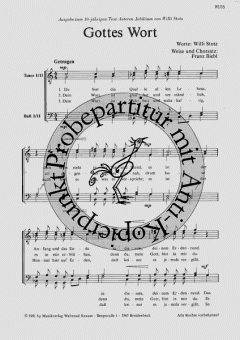 Gottes Wort (Franz Biebl) 