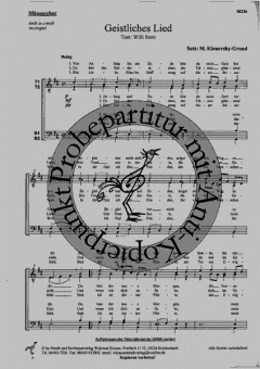 Geistliches Lied (Manfred Klenovsky-Grund) 