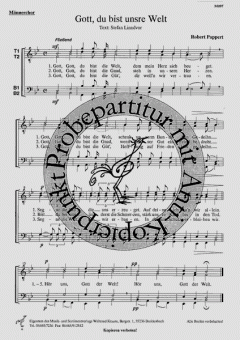 Gott, du bist unsre Welt! (Robert Pappert) 