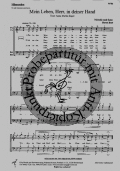 Mein Leben, Herr, in deiner Hand (Horst Best) 