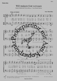 Will meinem Gott vertrauen (Rudolf Krause) 