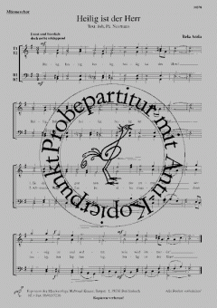 Heilig ist der Herr (Bela Anda) 