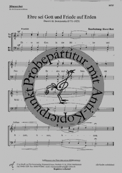 Ehre sei Gott und Friede auf Erden (Dmitri Bortniansky) 