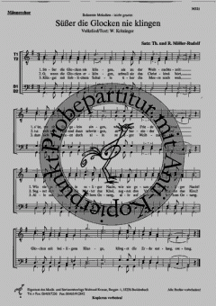 Süsser die Glocken nie klingen 