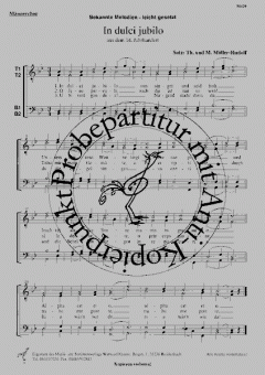 In dulci jubilo 