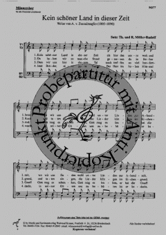 Kein schöner Land in dieser Zeit 