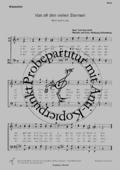 Von all den vielen Sternen (Wolfgang Bottenberg) 