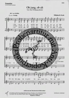 Ob jung, ob alt (Wilhelm H. Koch) 