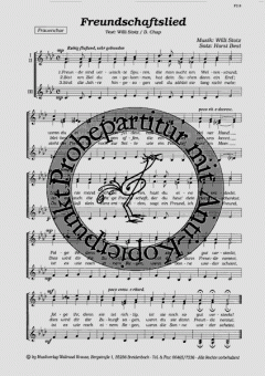 Freundschaftslied (Willi Stotz) 