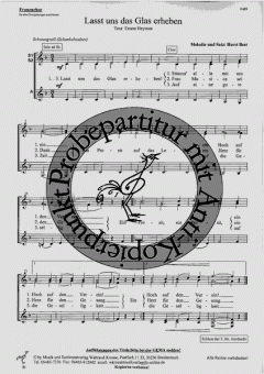 Lasst uns das Glas erheben (Horst Best) 