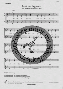 Lasst uns beginnen (Walter Degreif) 