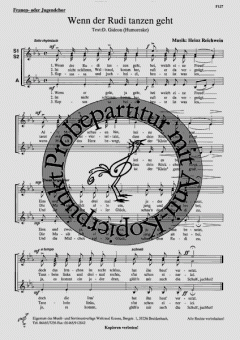 Wenn der Rudi tanzen geht (Heinz Reichwein) 