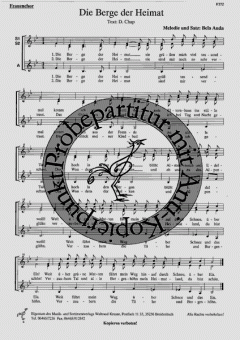 Die Berge der Heimat (Bela Anda) 