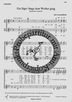 Ein Jäger längs dem Weiher ging- 