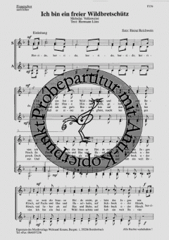Ich bin ein freier Wildbretschütz 