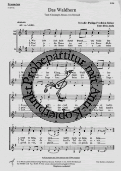 Das Waldhorn (Friedrich Silcher) 