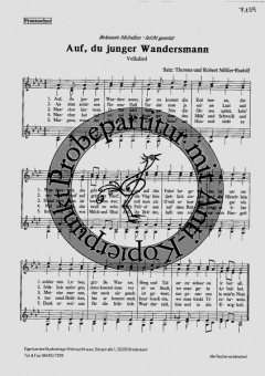 Auf, du junger Wandersmann 
