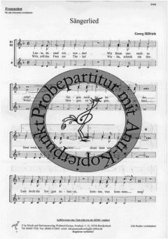 Sängerlied (Georg Hilfrich) 