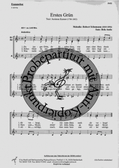 Erstes Grün (Robert Schumann) 