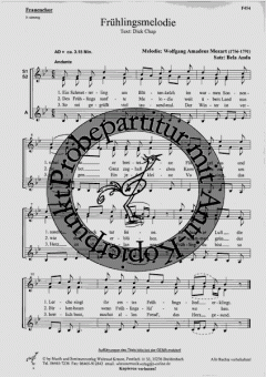 Frühlingsmelodie (W.A. Mozart) 