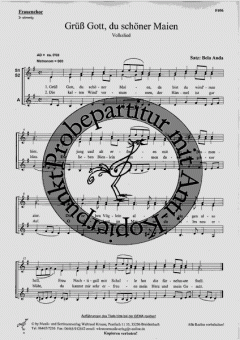 Grüss Gott, du schöner Maien 