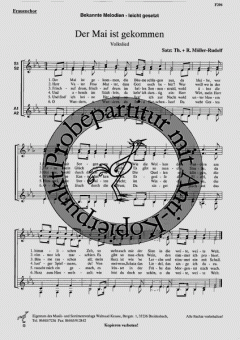 Der Mai ist gekommen (Justus Wilhelm Lyra) 