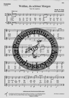 Wohlan, du schöner Morgen (Dick Chap) 