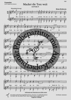 Machet die Tore weit (Heinz Reichwein) 