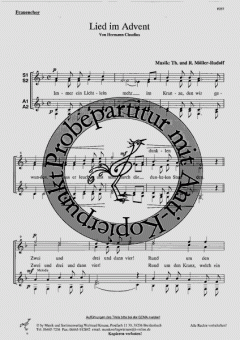 Lied im Advent (R.+ Th. Möller-Rudolf) 