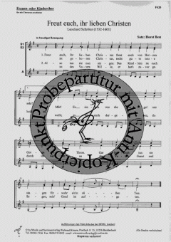 Freut euch, ihr lieben Christen (Leonhart Schröter) 