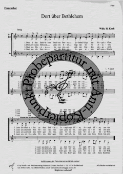 Dort übert Bethlehem (Wilhelm H. Koch) 