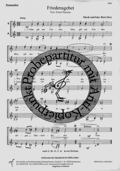 Friedensgebet (Horst Best) 