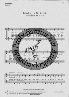 Frieden, in dir, in mir (Wilhelm H. Koch) 