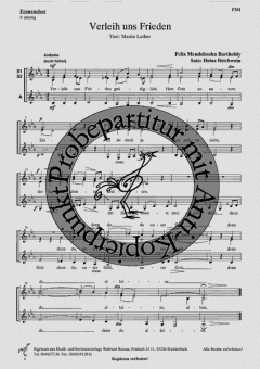 Verleih' uns Frieden (Felix Mendelssohn Bartholdy) 