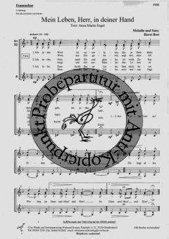 Mein Leben, Herr, in deiner Hand (Horst Best) 