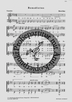 Benedictus von Horst Best 