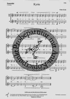 Missa in F von Fritz Greis 