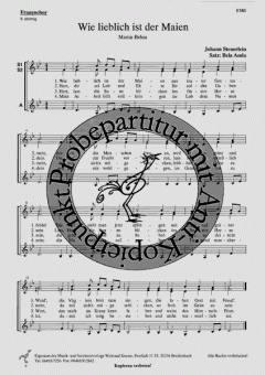 Wie lieblich ist der Maien (Johann Steuerlein) 