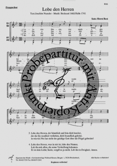 Lobe den Herren 