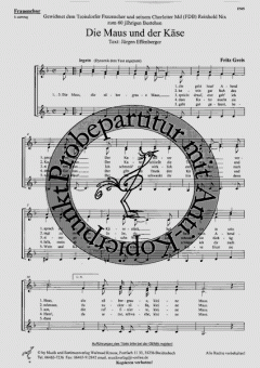 Die Maus und der Käse (Fritz Greis) 