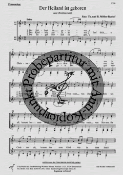 Der Heiland ist geboren 