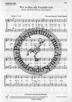 Wir wollen alle Freunde sein 