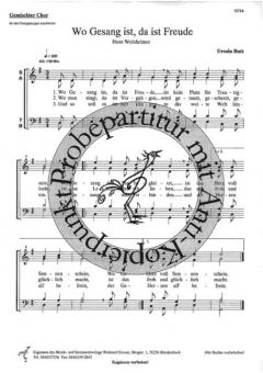 Wo Gesang ist, da ist Freude (Ursula Butt) 