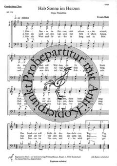 Hab Sonne im Herzen (Ursula Butt) 