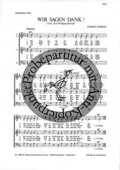 Wir sagen Dank! (Robert Pappert) 