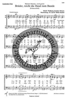 Brüder, reicht die Hand zum Bunde (W.A. Mozart) 