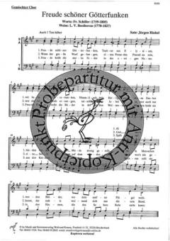 Freude schöner Götterfunken (Ludwig van Beethoven) 