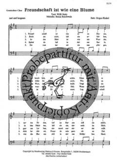 Freundschaft ist wie eine Blume (Heinz Reichwein) 