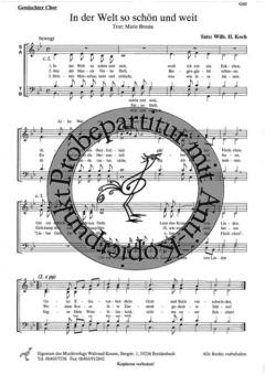 In der Welt so schön und weit (Wilhelm H. Koch) 
